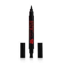 Kiss Beauty підводка - фломастер для очей Deep Charming Double чорна — Photo 4