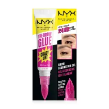 NYX Professional Makeup The Brow Glue стайлер для брів Crazy Lift 01 прозорий 5г — Фото 2