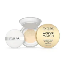 Eveline Cosmetics Wonder Match розсипчаста пудра фіксувальна з аметистом прозора 6г — Photo 3