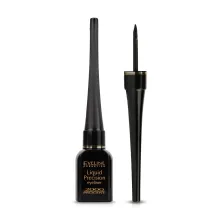 Eveline Cosmetics Liquid Precision рідка підводка для очей матова 2000% чорна — Photo 2