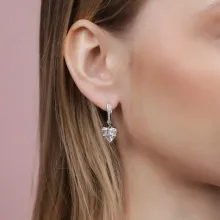 WOD Chik сережки 4* № 1 silver white — Photo 3