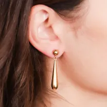 WOD Ball сережки 5* №10 gold — Photo 3