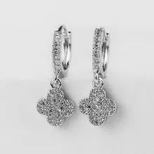 WOD Fantasy сережки 4* №10 silver — Photo 2