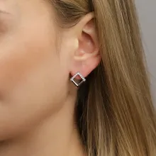 WOD Touch сережки 5* № 3 silver silver — Photo 3