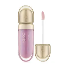 Kiko Milano 3D блиск для губ Limited Edition Gold Reflections Glowing Lilac 6.5мл — Photo 4