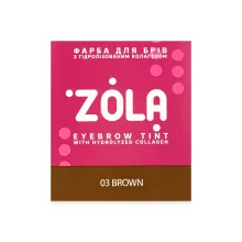 ZOLA Eyebrow Tint фарба для брів в саше — Фото 2